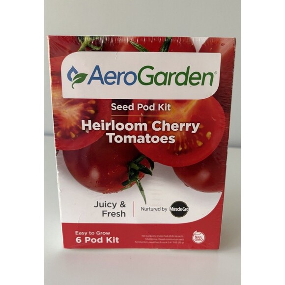 AeroGarden Heirloom Cherry Tomato Seed Pod Kit  6 Pods  SEALED Sell By 01/2023 - Picture 8 of 8